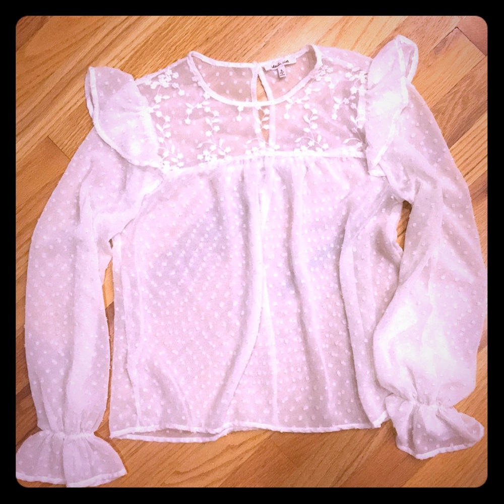 Flowy Vanilla Blouse